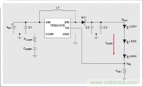 無開路保護 LED驅(qū)動器高壓升壓轉(zhuǎn)換器結(jié)構