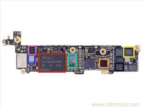 土豪金iPhone 5S拆解：內(nèi)部結(jié)構(gòu)升級，維修難度增加