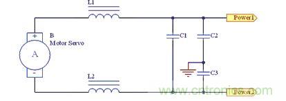 負(fù)載的電器濾波電路