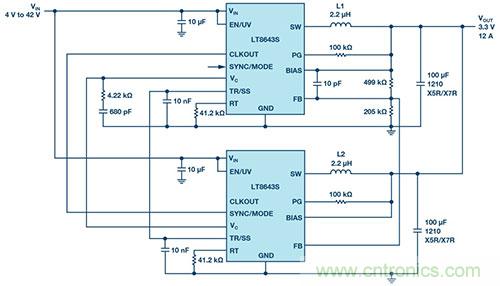 42 V、6 A（峰值7 A）、超低EMI輻射、高效率降壓型穩(wěn)壓器