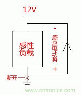 繼電器為何要并聯二極管