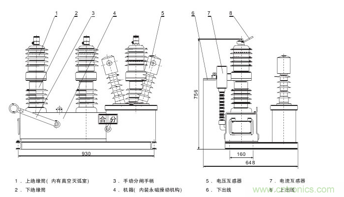 高壓斷路器的操作結(jié)構(gòu)有哪幾種？和隔離開(kāi)關(guān)有什么區(qū)別？