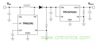 TPS61391升壓變換器，為電容麥克風(fēng)提供48V超低噪聲幻象電源