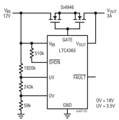 為敏感電路提供過壓及電源反接保護(hù)！