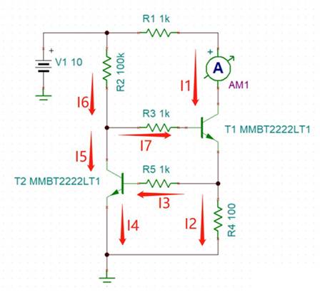 2個NPN三極管組成的恒流電路，如何工作？