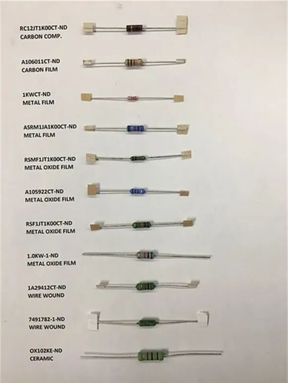 對照一下，你了解幾種電阻？